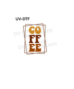 UV-DTF Coffee decal