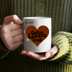 UV-DTF Coffee Lovers Club decal