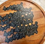 Do not disturb sticker • black