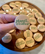 Plants & Coffee button • sage