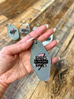 Babes support babes keychain