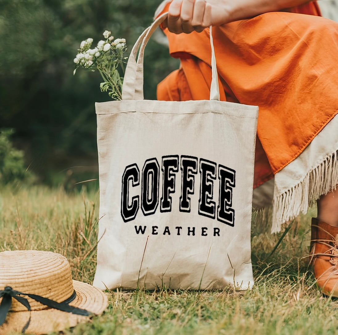 Coffee Weather tote bag
