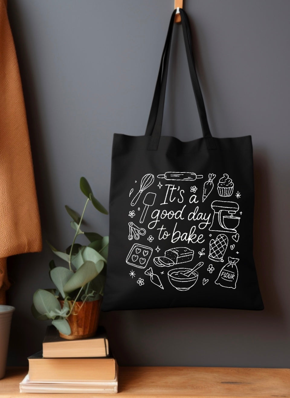 It’s a good day to bake tote bag