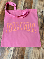 Mama (puff print) tote bag