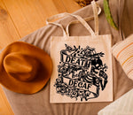 Death before decaf Tote Bag