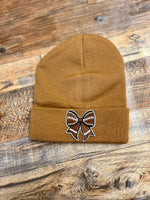 Football Bow Beanie