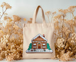 Local Gingerbread Library Tote Bag