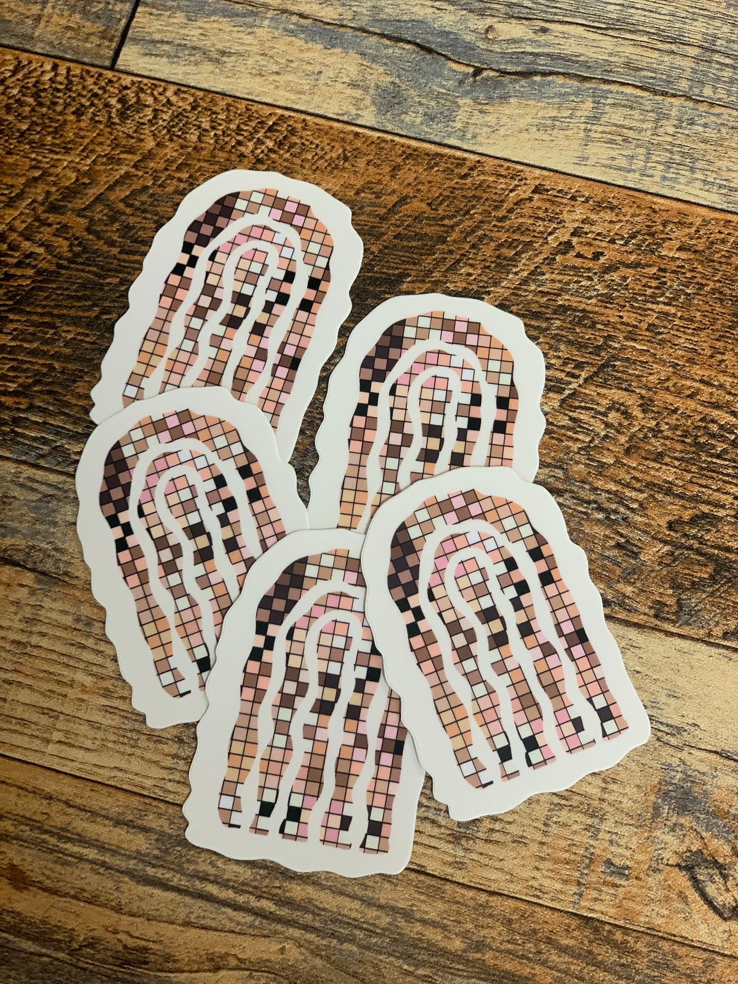 Digital rainbow sticker