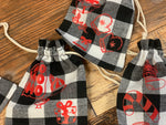 IMPERFECT Set of 4 Doodle Mini Gift Bags*