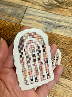 Digital rainbow sticker