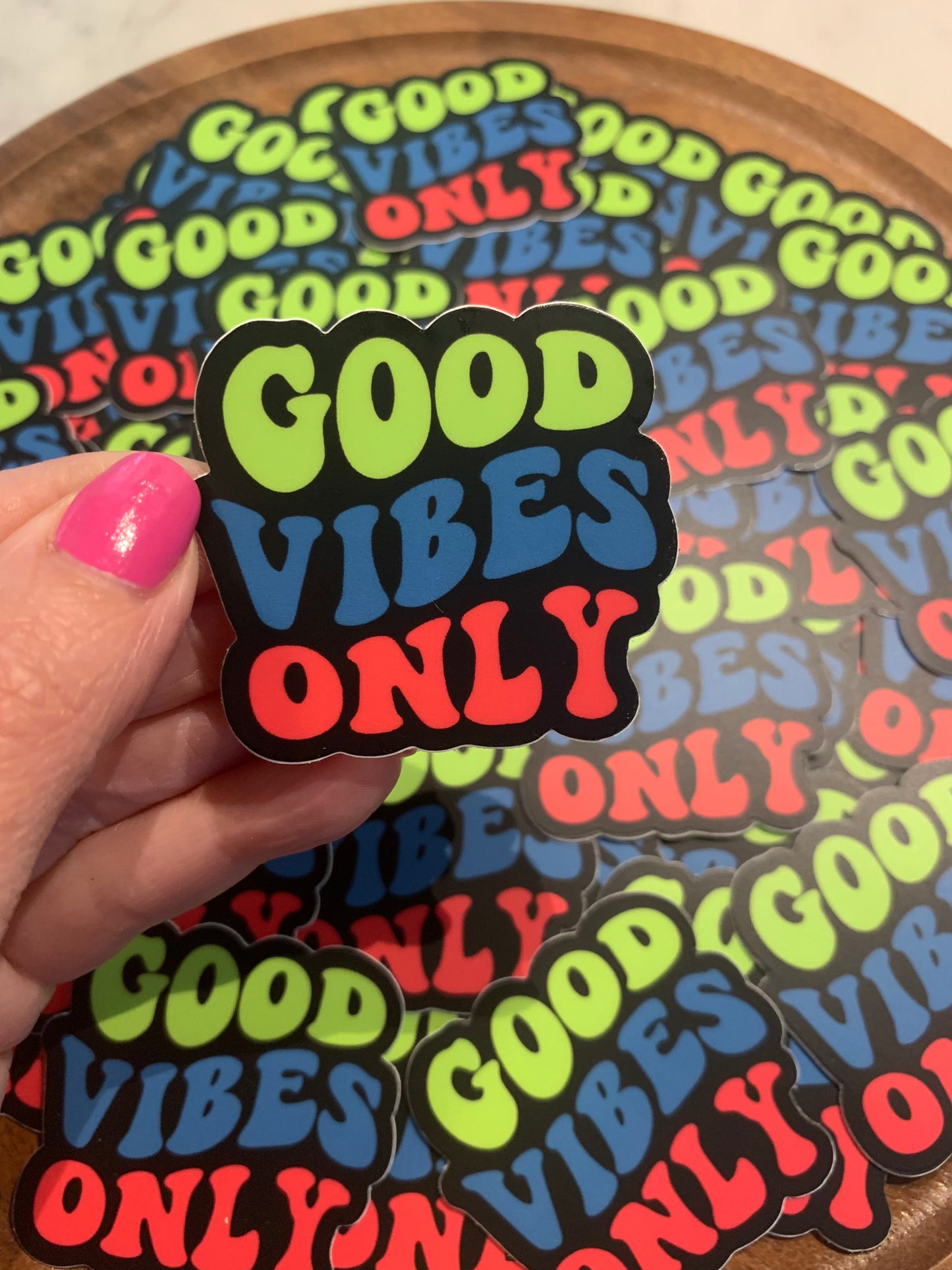Good Vibes Only Sticker