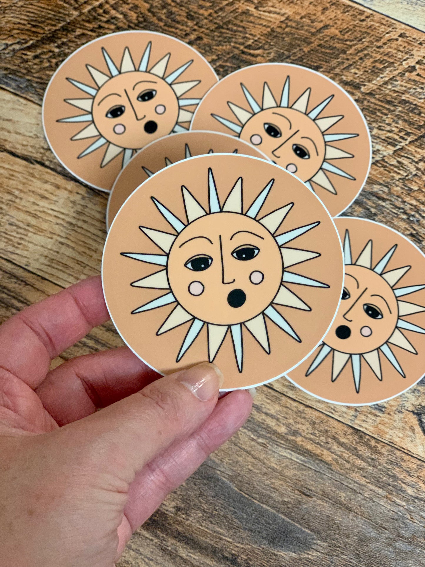 Sun sticker