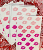 Pink Kiss Ombré Sticker Sheet