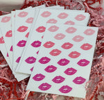 Pink Kiss Ombré Sticker Sheet