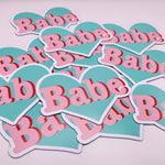 Retro Heart Babe Magnet
