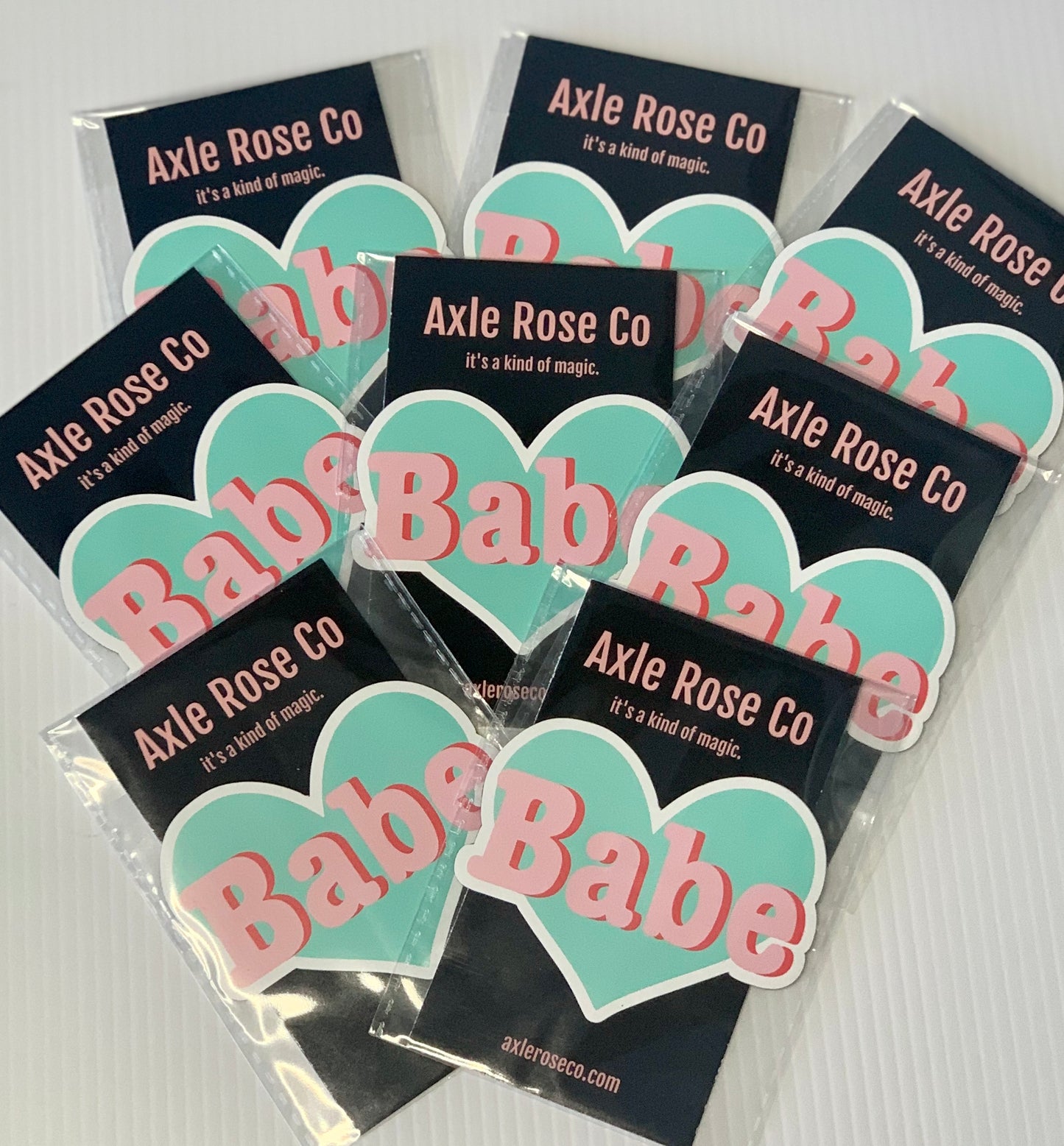 Retro Heart Babe Magnet
