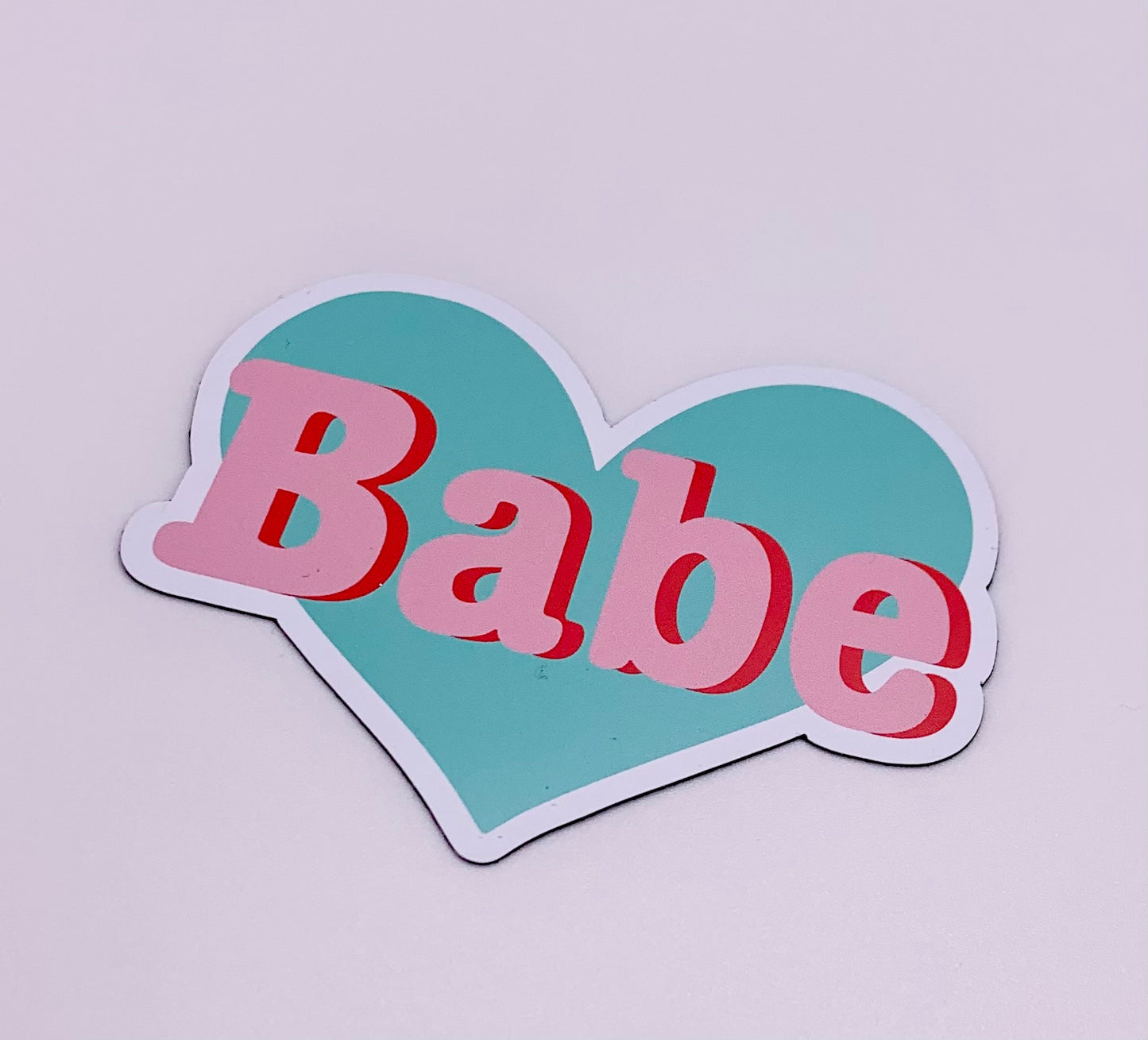 Retro Heart Babe Magnet