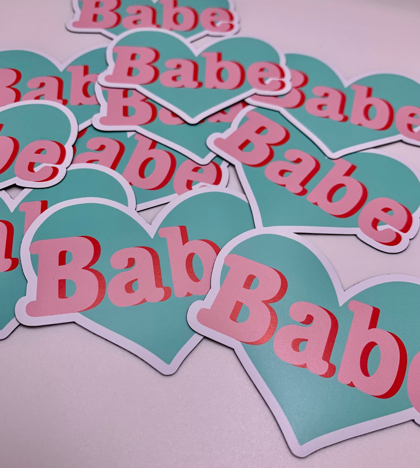 Retro Heart Babe Magnet