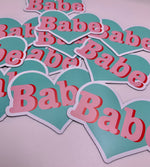 Retro Heart Babe Magnet