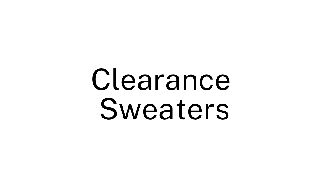 Clearance Sweaters