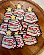 Christmas books sticker