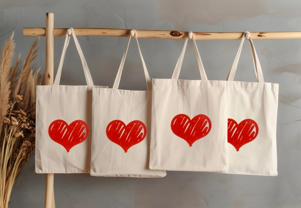 Valentines Heart - small tote bag