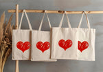 Valentines Heart - small tote bag