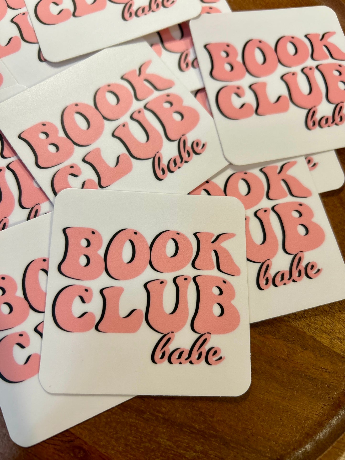 Book Club babe sticker