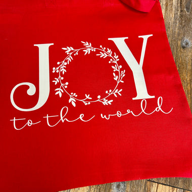 Joy to the World Red Tote Bag