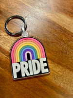 Pride rainbow keychain