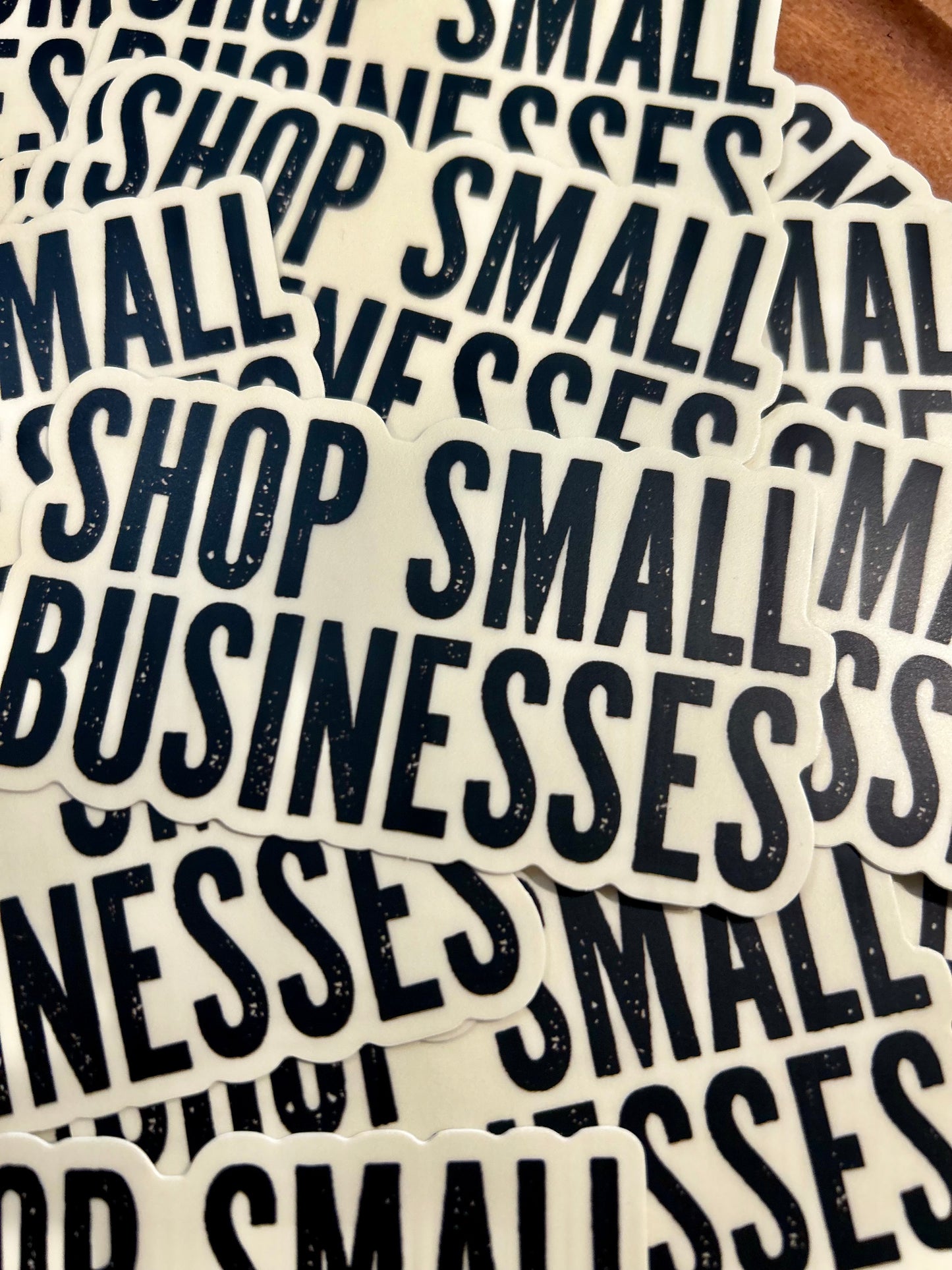 Shop Small Businesses sticker • distressed