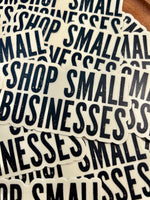 Shop Small Businesses sticker • distressed