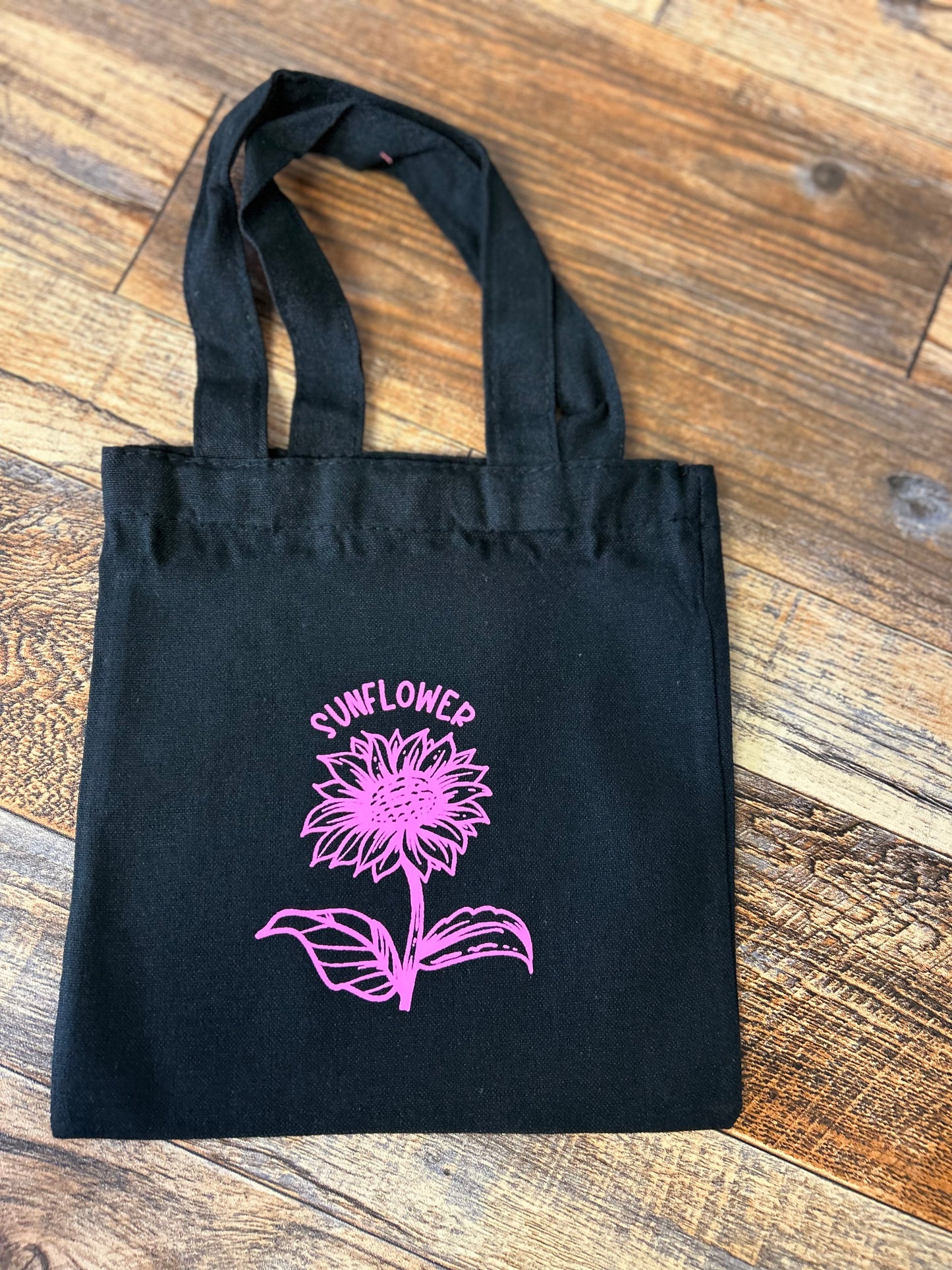8” Wildflowers - small tote bag
