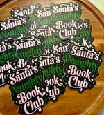 Santa’s naughty book club sticker