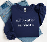 Saltwater + sunsets • bold sweatshirt