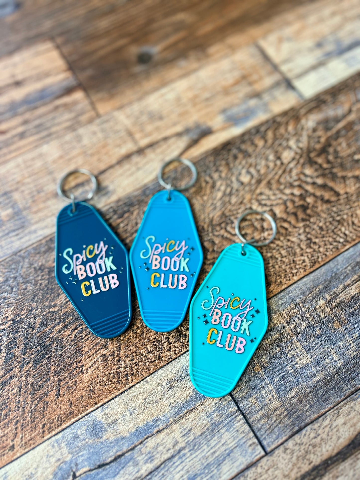 Spicy book club keychain