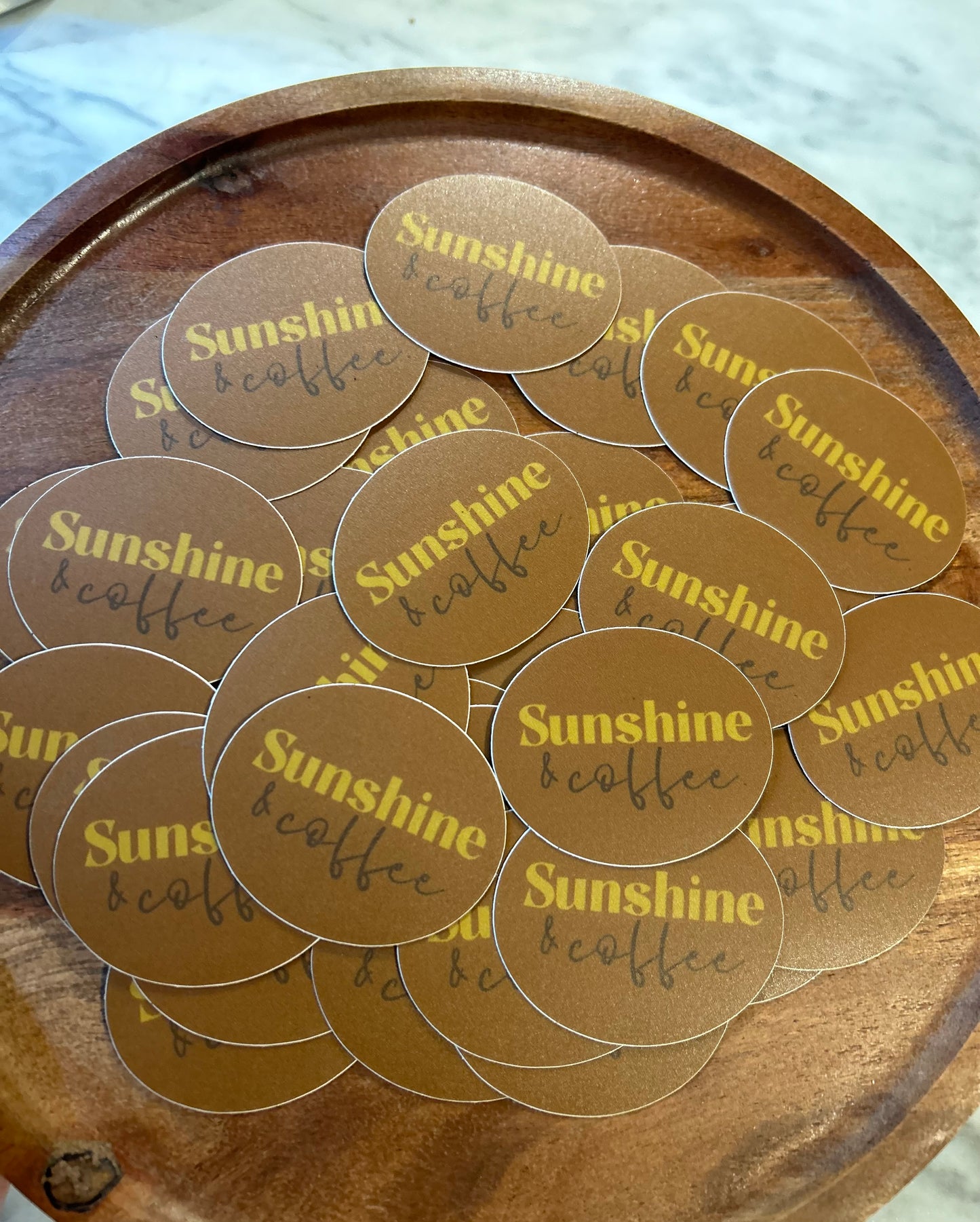 Sunshine & Coffee Sticker