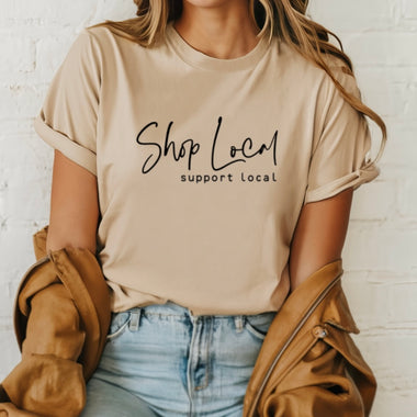 Shop local • tan