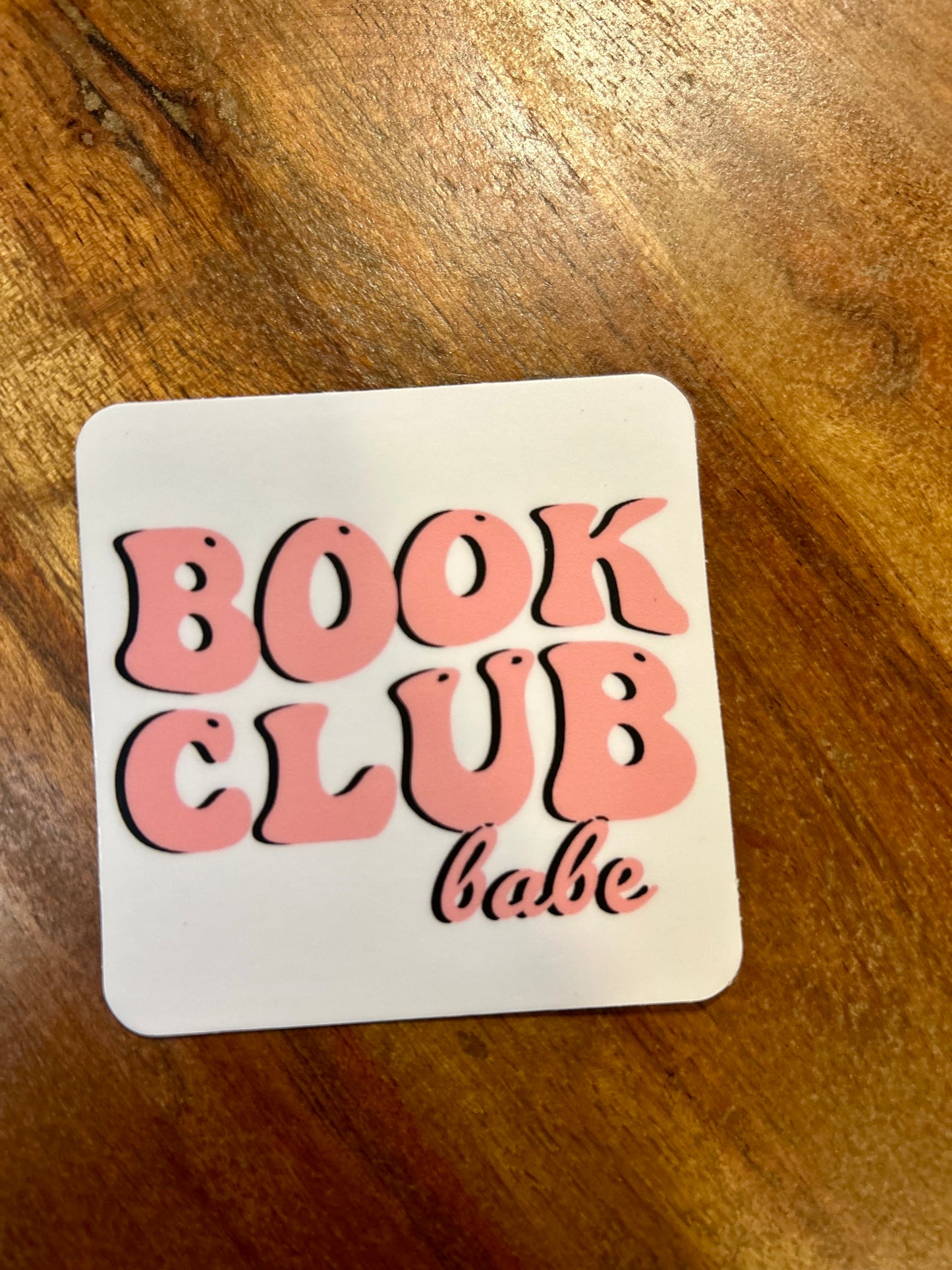 Book Club babe sticker
