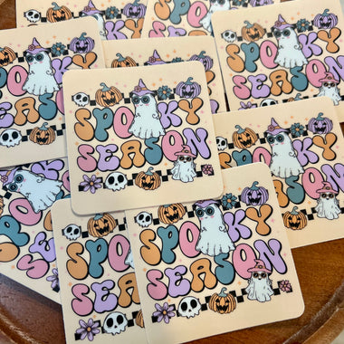 Spooky season sticker