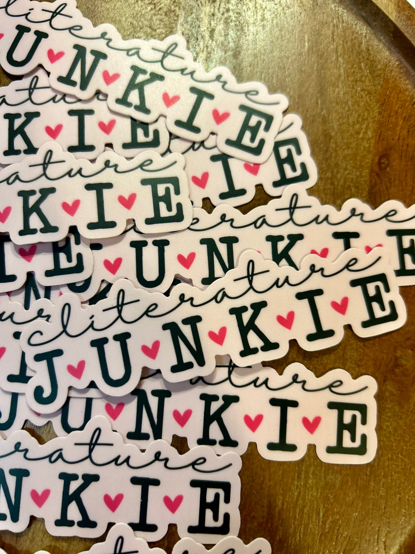 Cliterature junkie Sticker
