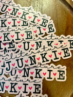 Cliterature junkie Sticker