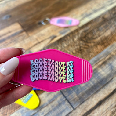 Booktrovert keychain
