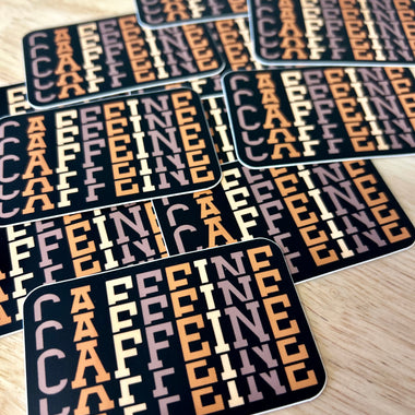 Caffeine sticker