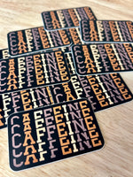 Caffeine sticker