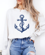 Anchor long sleeve t-shirt • comfort colors