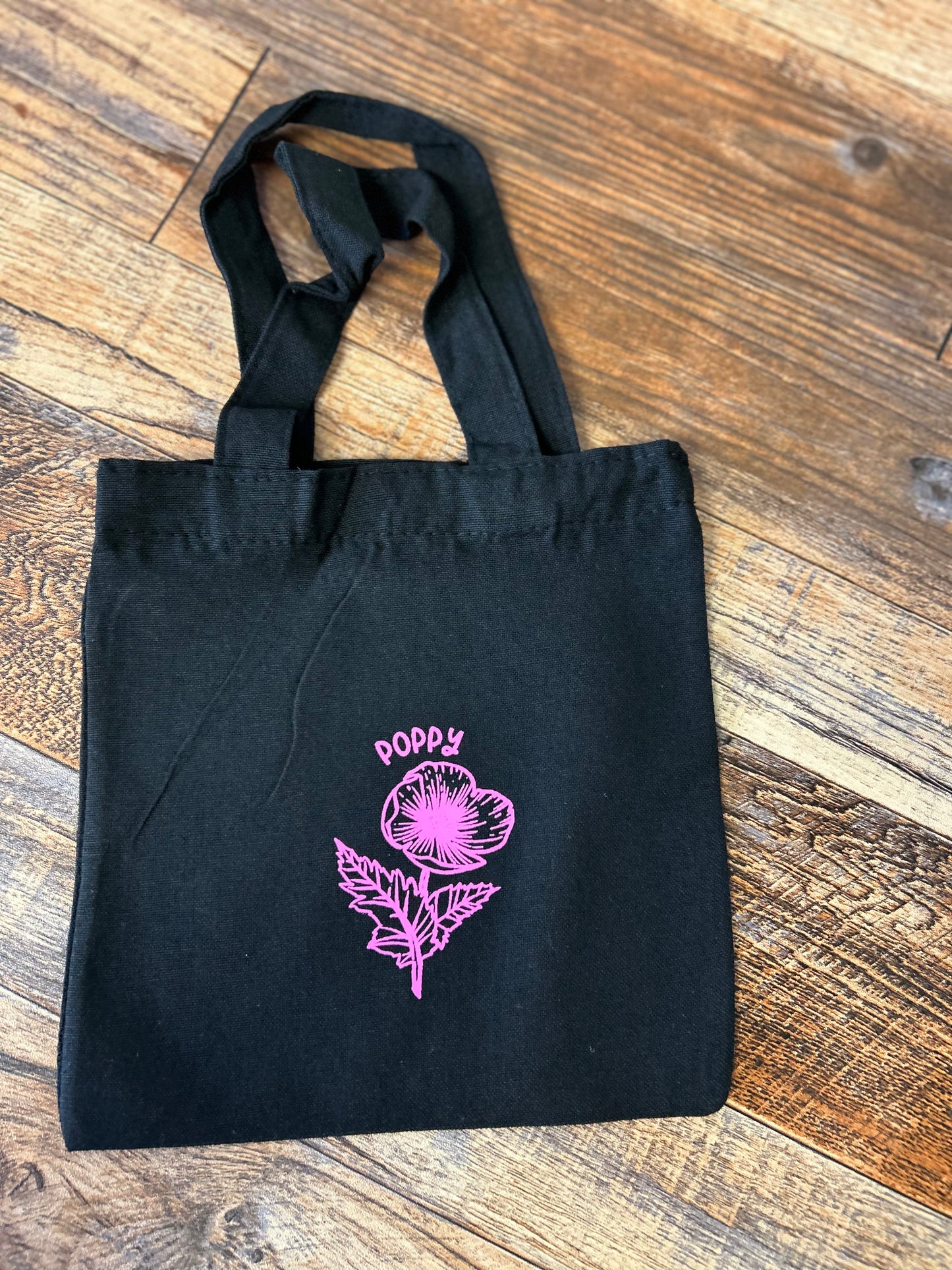 8” Wildflowers - small tote bag