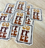 Coffee sticker • cream