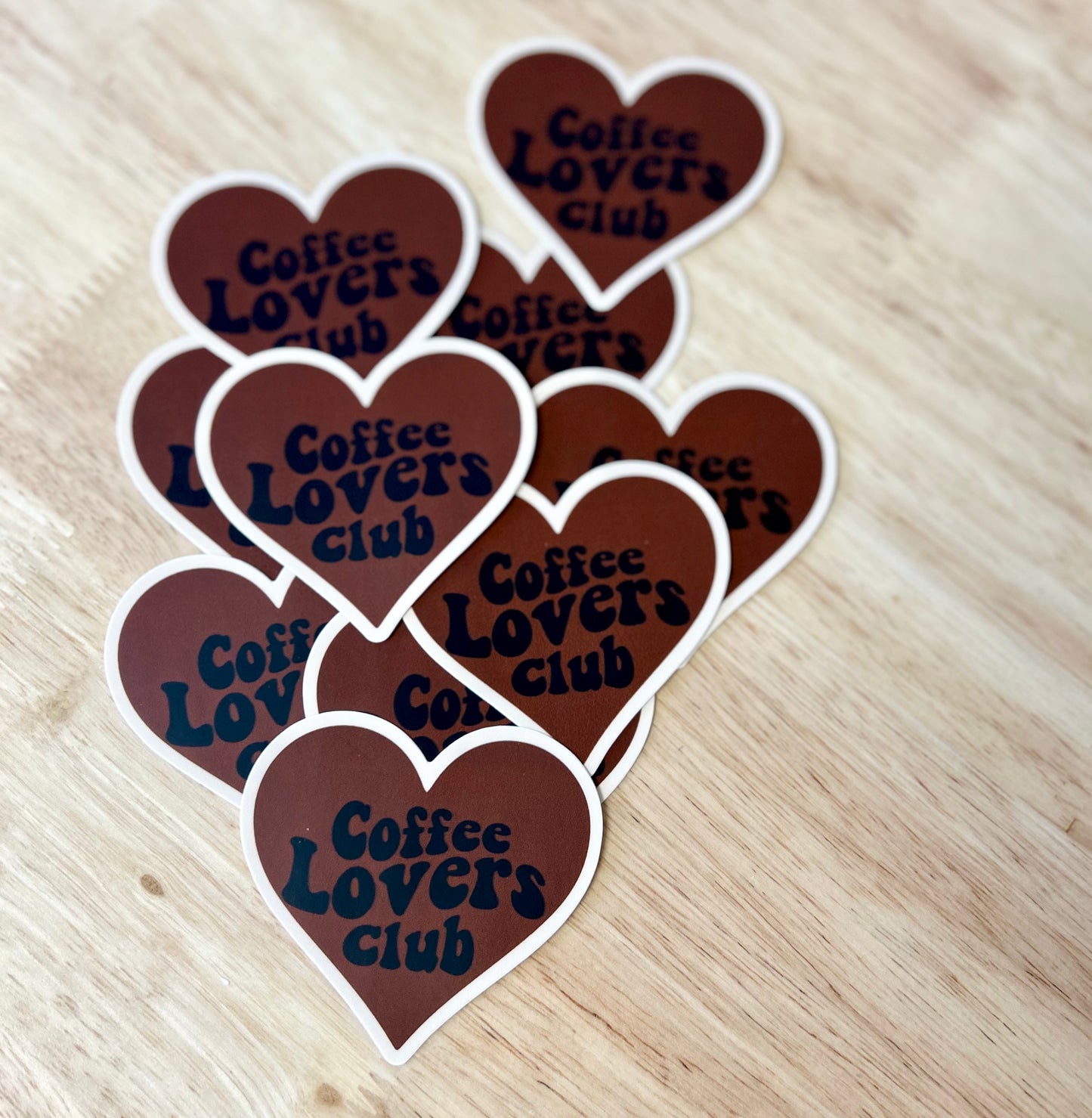 Coffee lovers club sticker • black