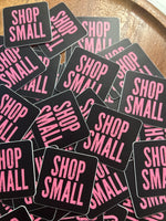 Shop Small pink sticker • distressed